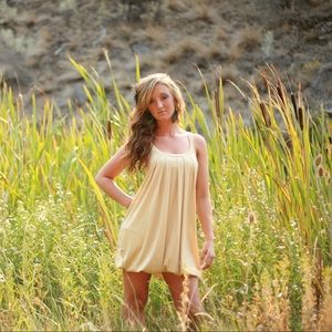 Vintage gold sparkling party dress